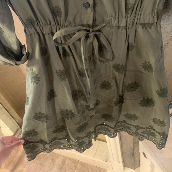 Maison Jules Green Patterned Dress - Picture 5 of 6